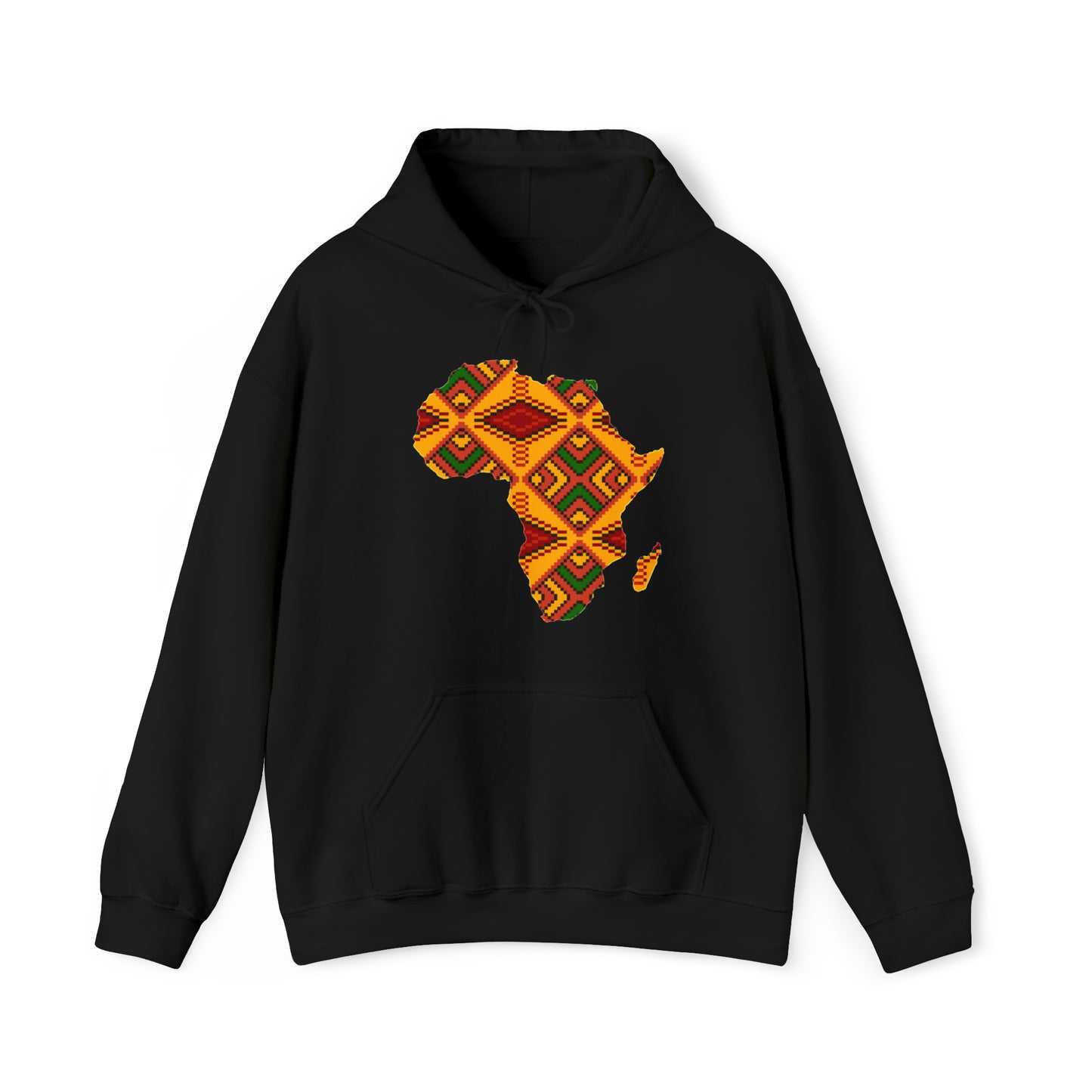 Sahara African Print Map Unisex Hoodie Sweatshirt