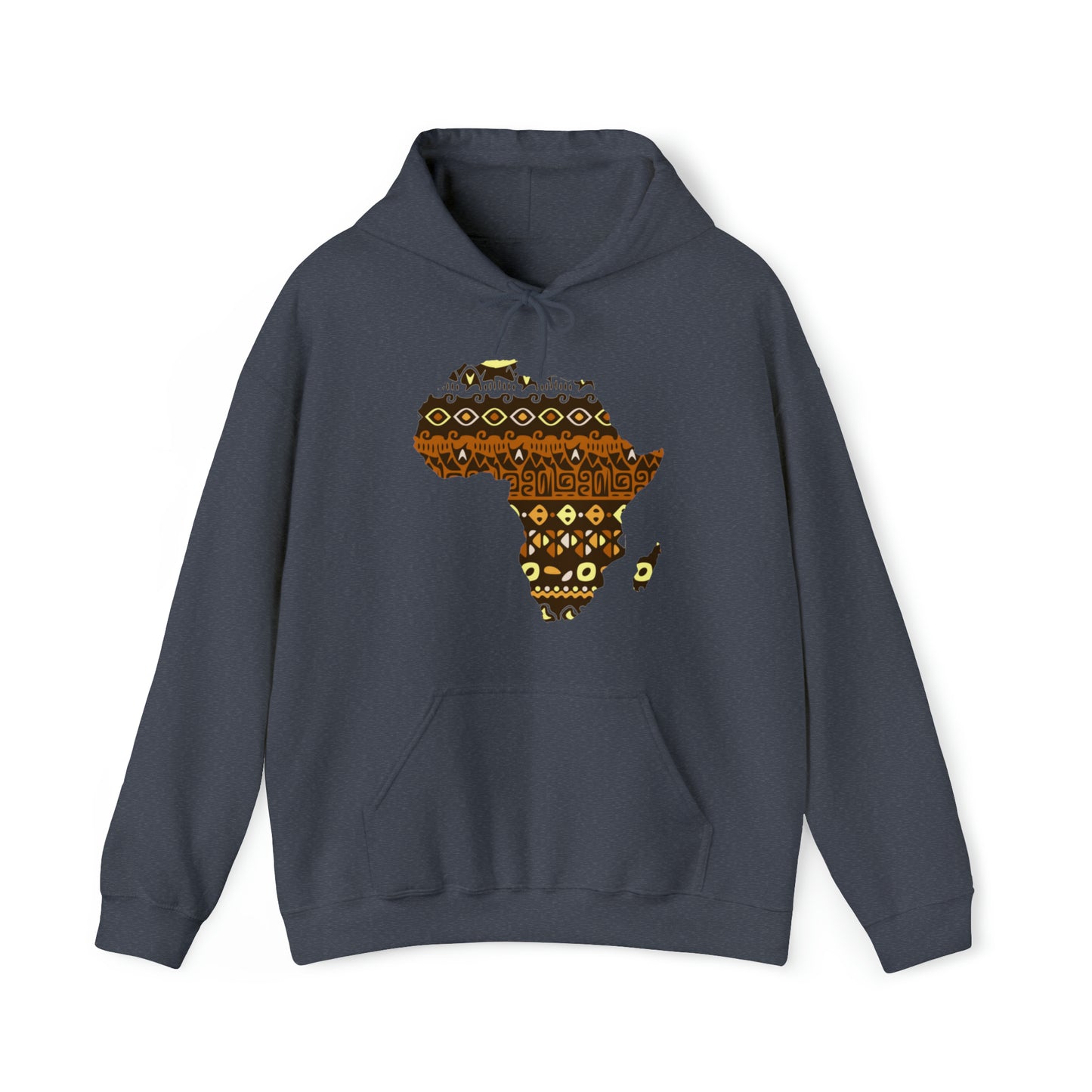 Sahara African Print Map Unisex Hoodie Sweatshirt