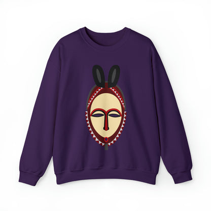 Kinshasa Mask Unisex Sweatshirt
