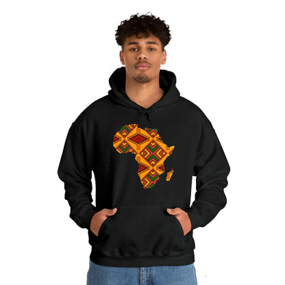 Sahara African Print Map Unisex Hoodie Sweatshirt