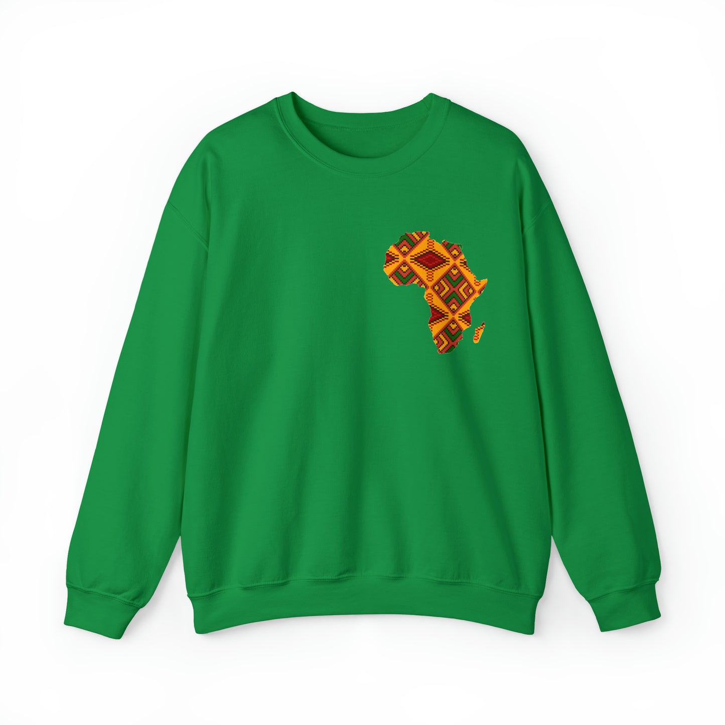 Sahara African Print Map Crest Unisex Sweatshirt