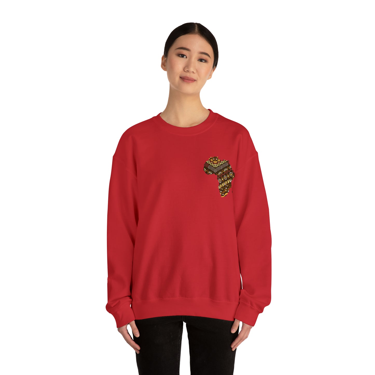 Sahara African Map Crest Unisex Sweatshirt