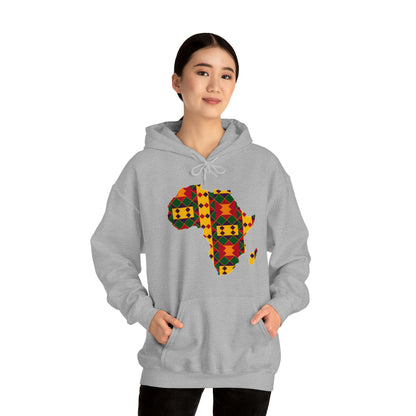 Sahara African Print Map Unisex Hoodie Sweatshirt