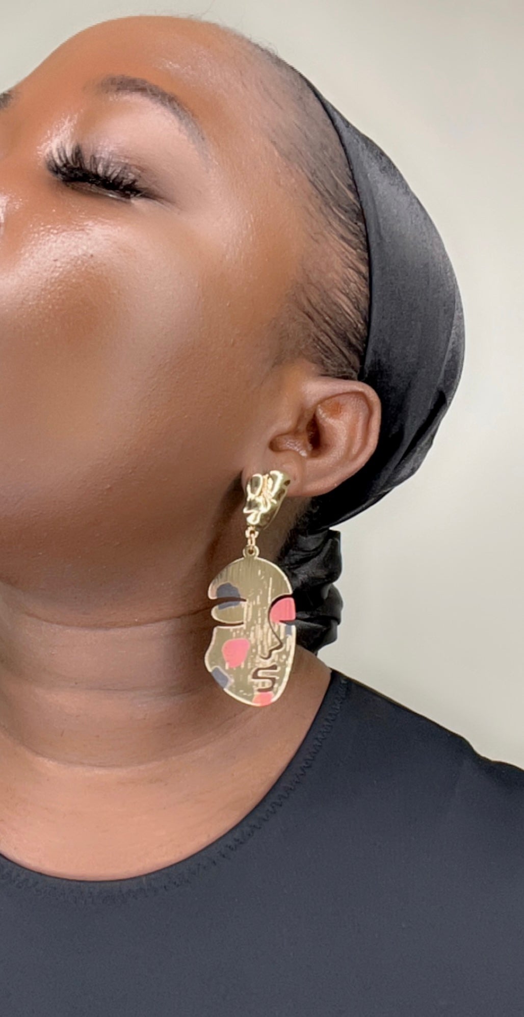 Zonbi  Abstract Earrings