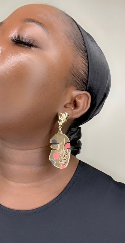 Zonbi  Abstract Earrings