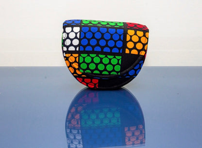 Kaki Rubix African Print Bag