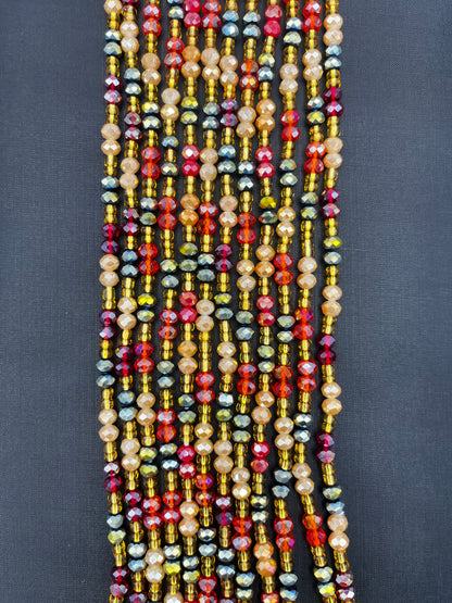 Skittles Thick Tie On Waist Beads