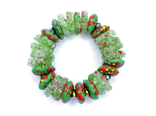 Yilo Krobo Sugar Crust Beads Bracelet