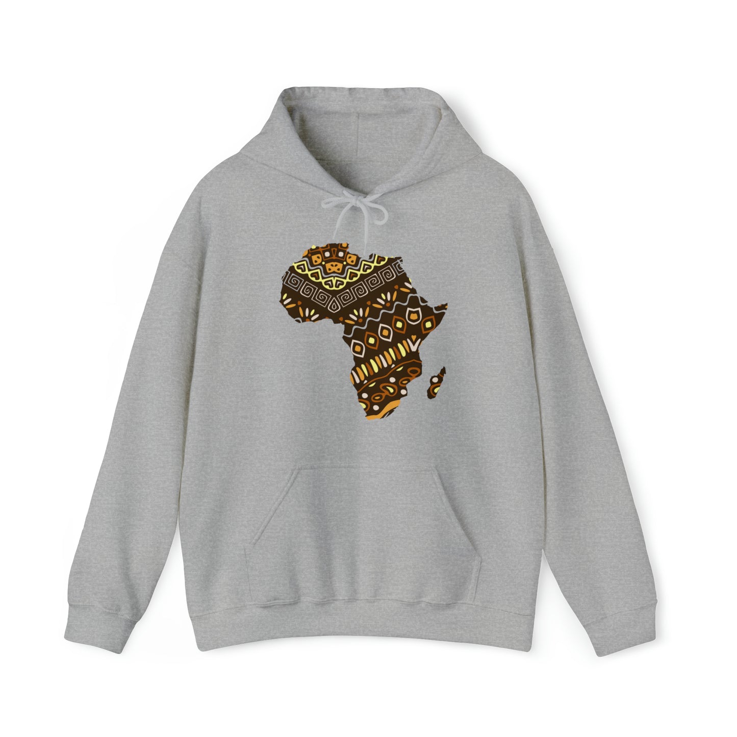 Sahara African Print Map Unisex Hoodie Sweatshirt