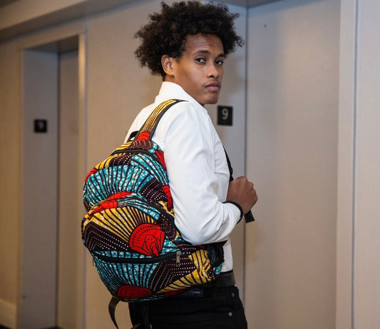 Wala African Print Backpack