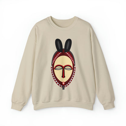 Kinshasa Mask Unisex Sweatshirt