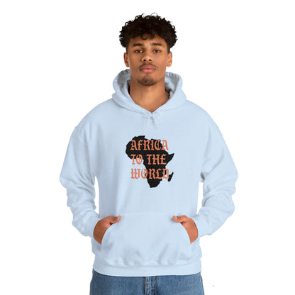 Africa To The World Unisex Hoodie Sweatshirt