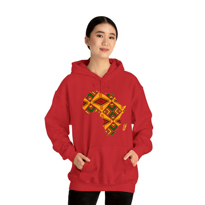Sahara African Print Map Unisex Hoodie Sweatshirt