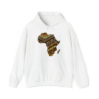 Sahara African Print Map Unisex Hoodie Sweatshirt