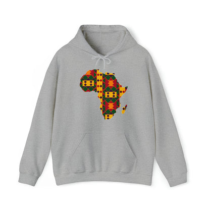 Sahara African Print Map Unisex Hoodie Sweatshirt