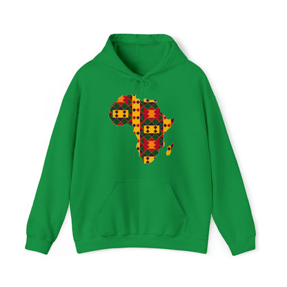 Sahara African Print Map Unisex Hoodie Sweatshirt