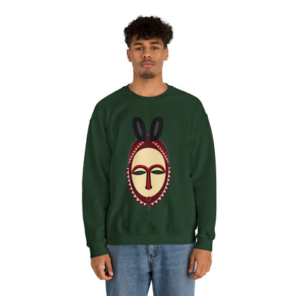 Kinshasa Mask Unisex Sweatshirt