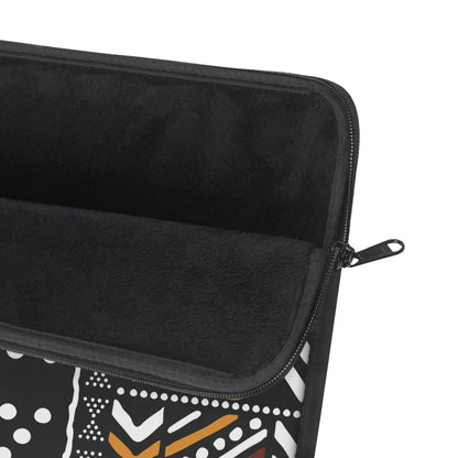 Kumba Mud Cloth Print Laptop Sleeve Bag