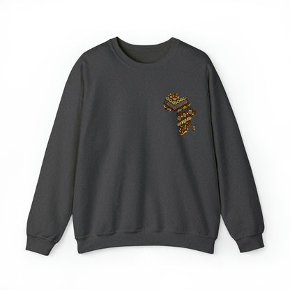 Sahara African Map Crest Unisex Sweatshirt