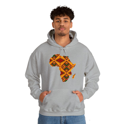 Sahara African Print Map Unisex Hoodie Sweatshirt