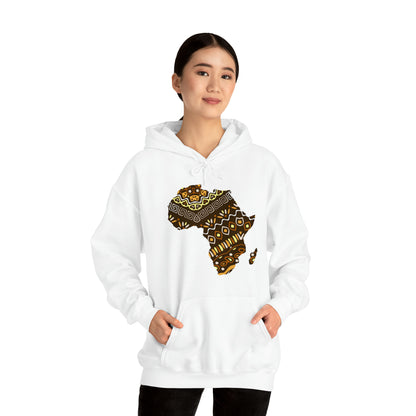 Sahara African Print Map Unisex Hoodie Sweatshirt