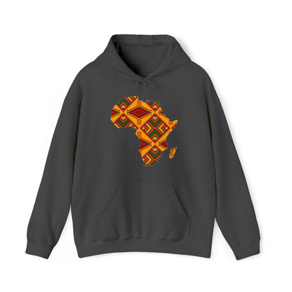 Sahara African Print Map Unisex Hoodie Sweatshirt