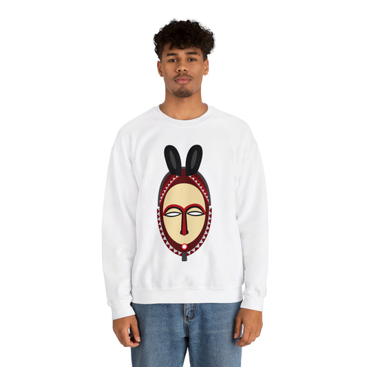 Kinshasa Mask Unisex Sweatshirt