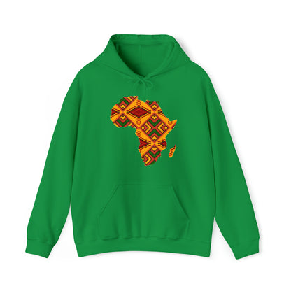 Sahara African Print Map Unisex Hoodie Sweatshirt