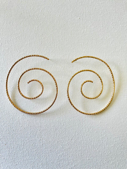Sima Spiral Earrings