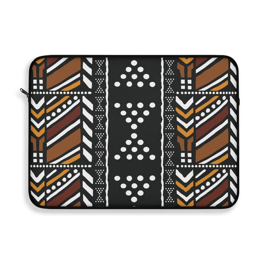 Kumba Mud Cloth Print Laptop Sleeve Bag