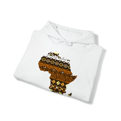Sahara African Print Map Unisex Hoodie Sweatshirt