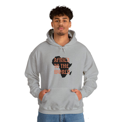 Africa To The World Unisex Hoodie Sweatshirt