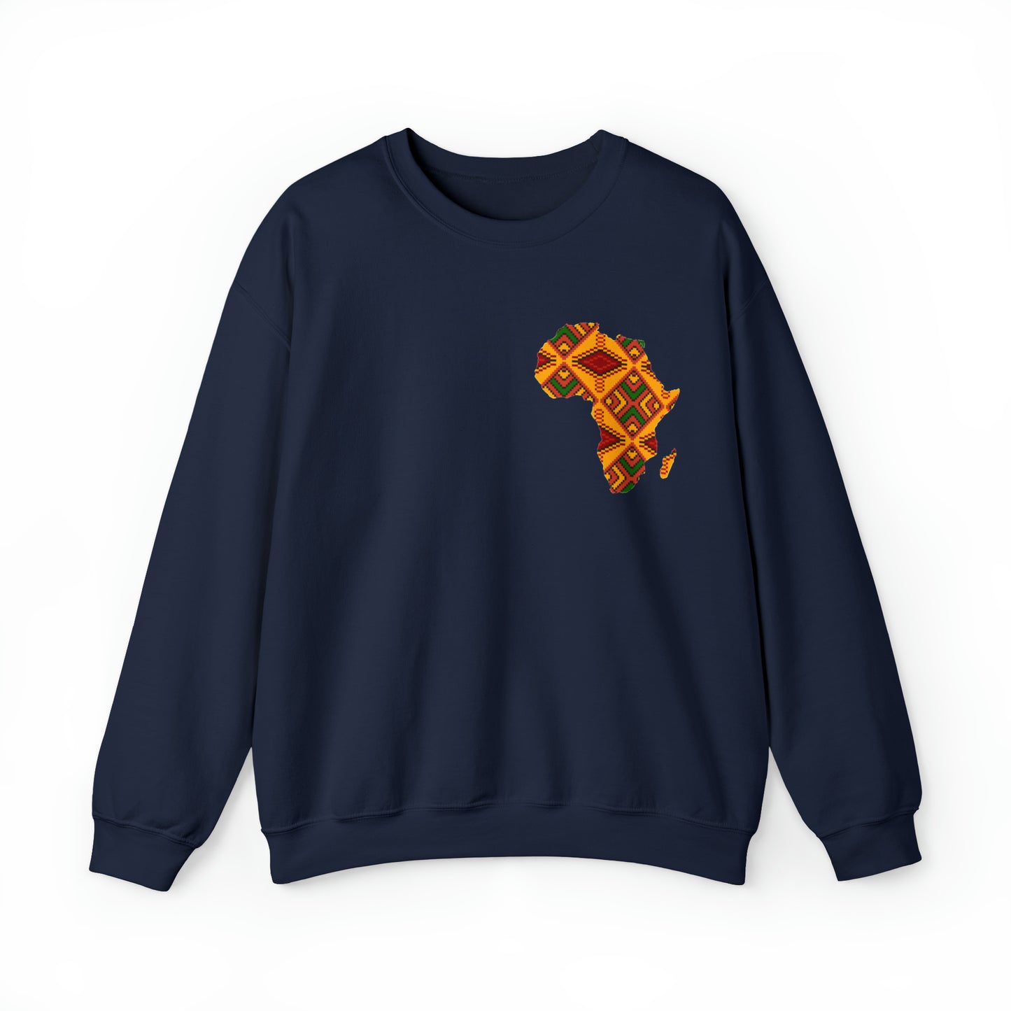 Sahara African Print Map Crest Unisex Sweatshirt