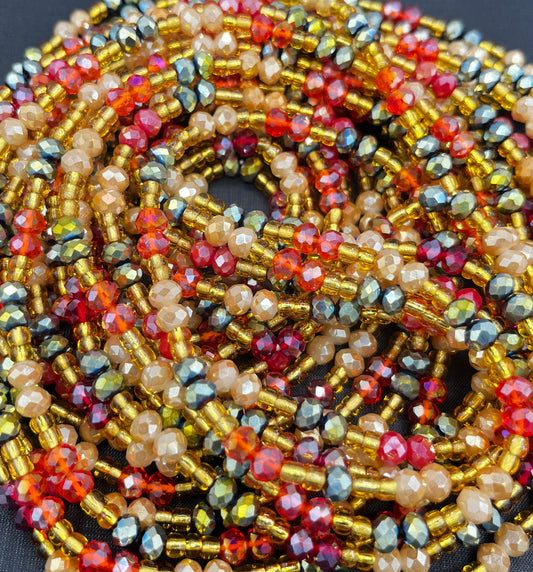 Skittles Thick Tie On Waist Beads