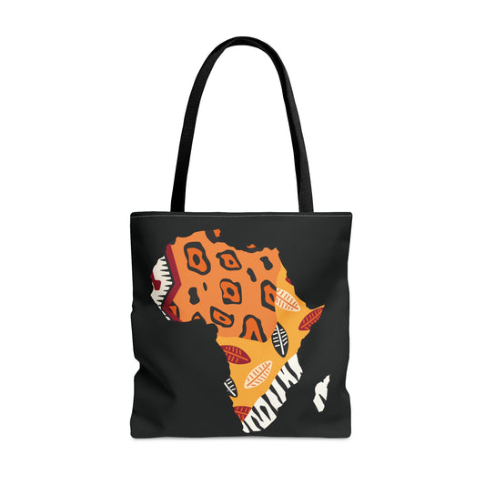 Sahara African Map Tote Bag