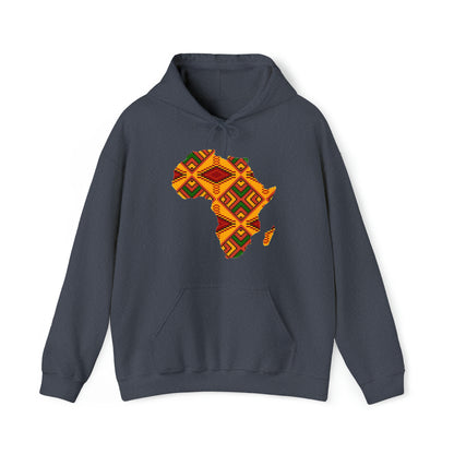 Sahara African Print Map Unisex Hoodie Sweatshirt