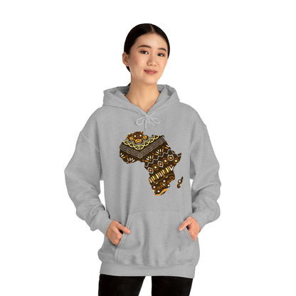 Sahara African Print Map Unisex Hoodie Sweatshirt
