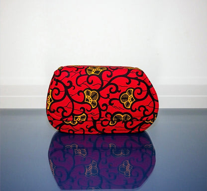 Nasara Maroon African Print Bag