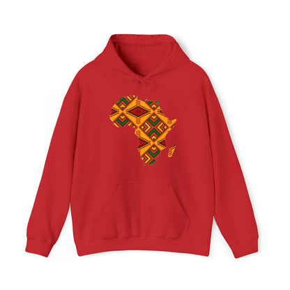Sahara African Print Map Unisex Hoodie Sweatshirt
