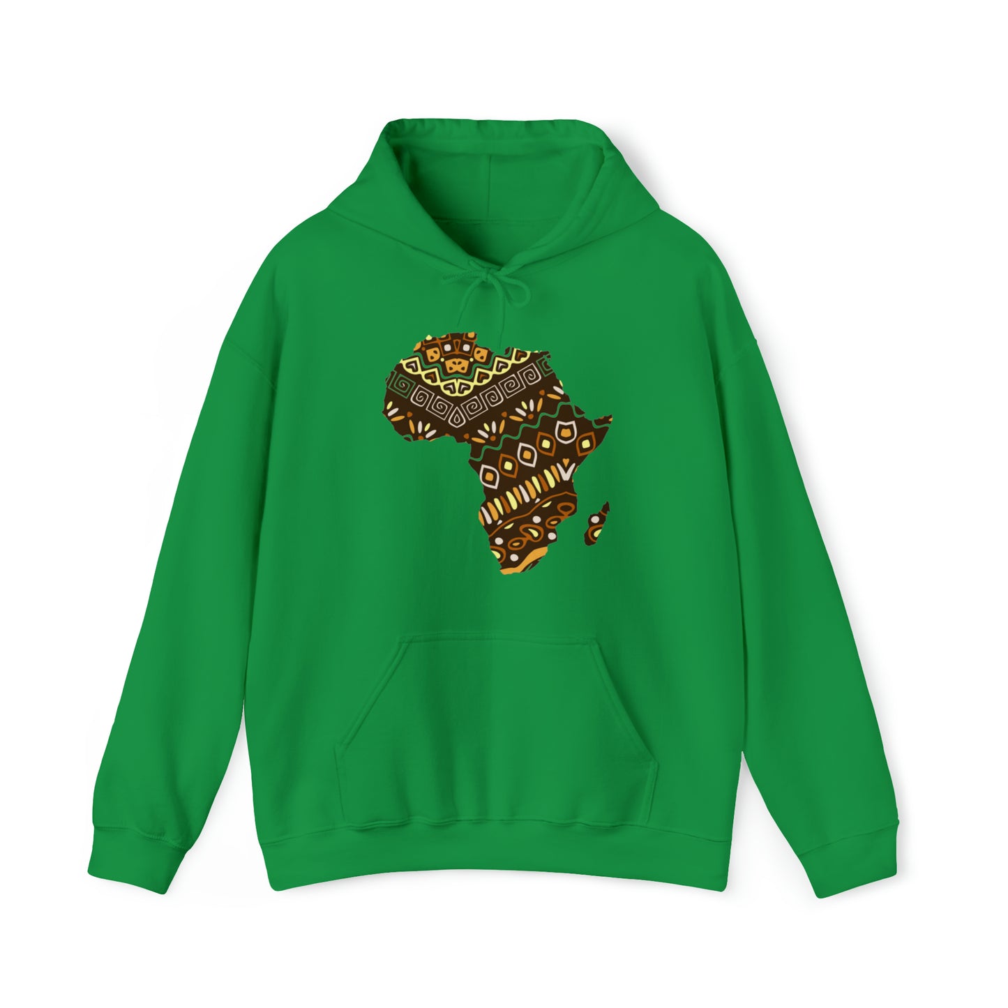 Sahara African Print Map Unisex Hoodie Sweatshirt