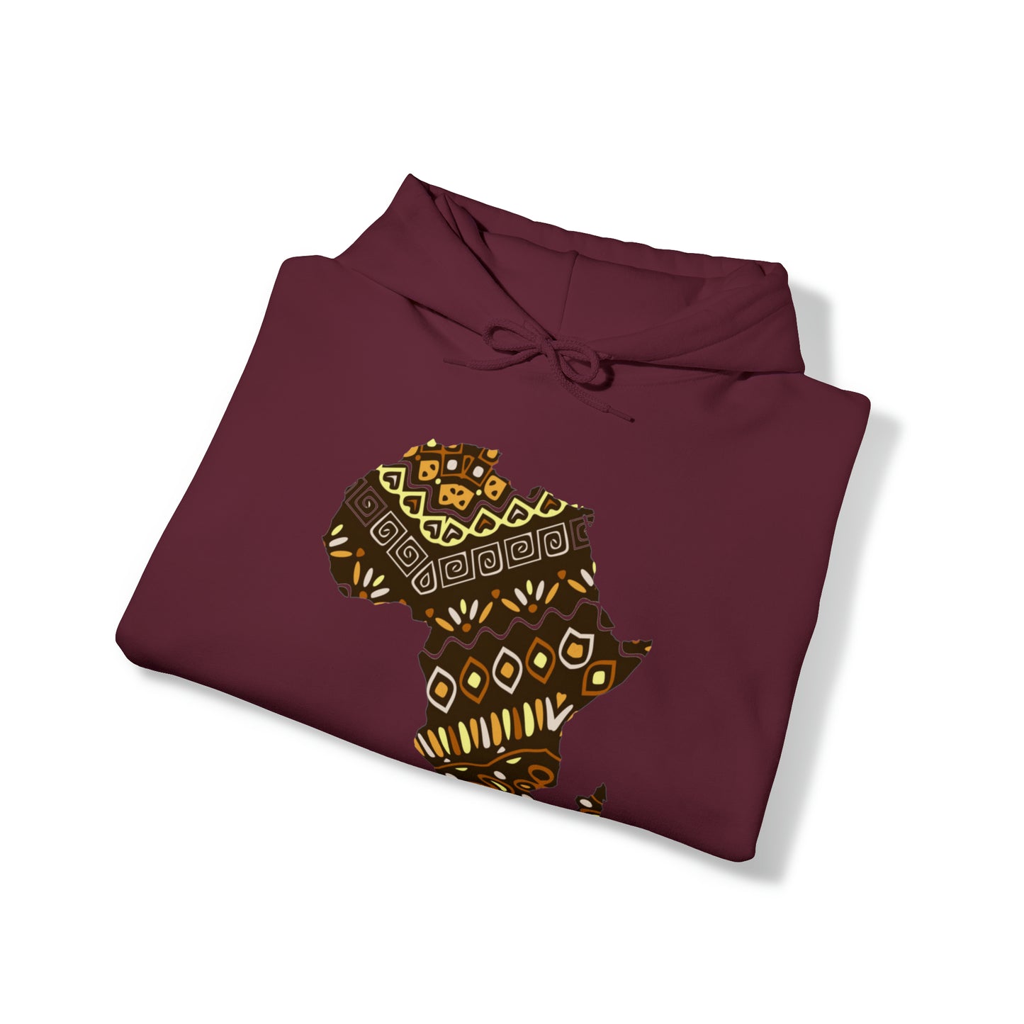 Sahara African Print Map Unisex Hoodie Sweatshirt