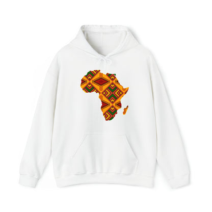 Sahara African Print Map Unisex Hoodie Sweatshirt
