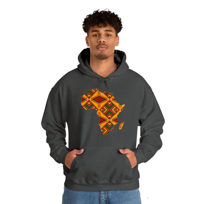 Sahara African Print Map Unisex Hoodie Sweatshirt