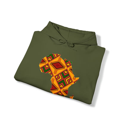 Sahara African Print Map Unisex Hoodie Sweatshirt