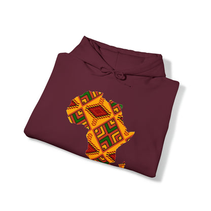 Sahara African Print Map Unisex Hoodie Sweatshirt