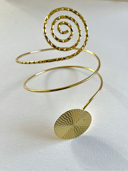 Zania Gold Arm Cuff
