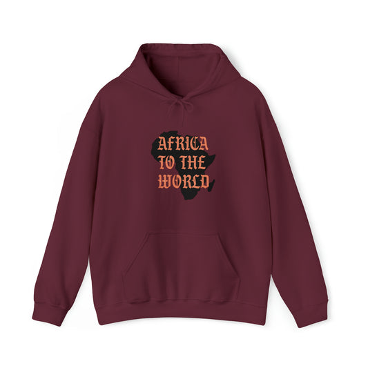 Africa To The World Unisex Hoodie Sweatshirt