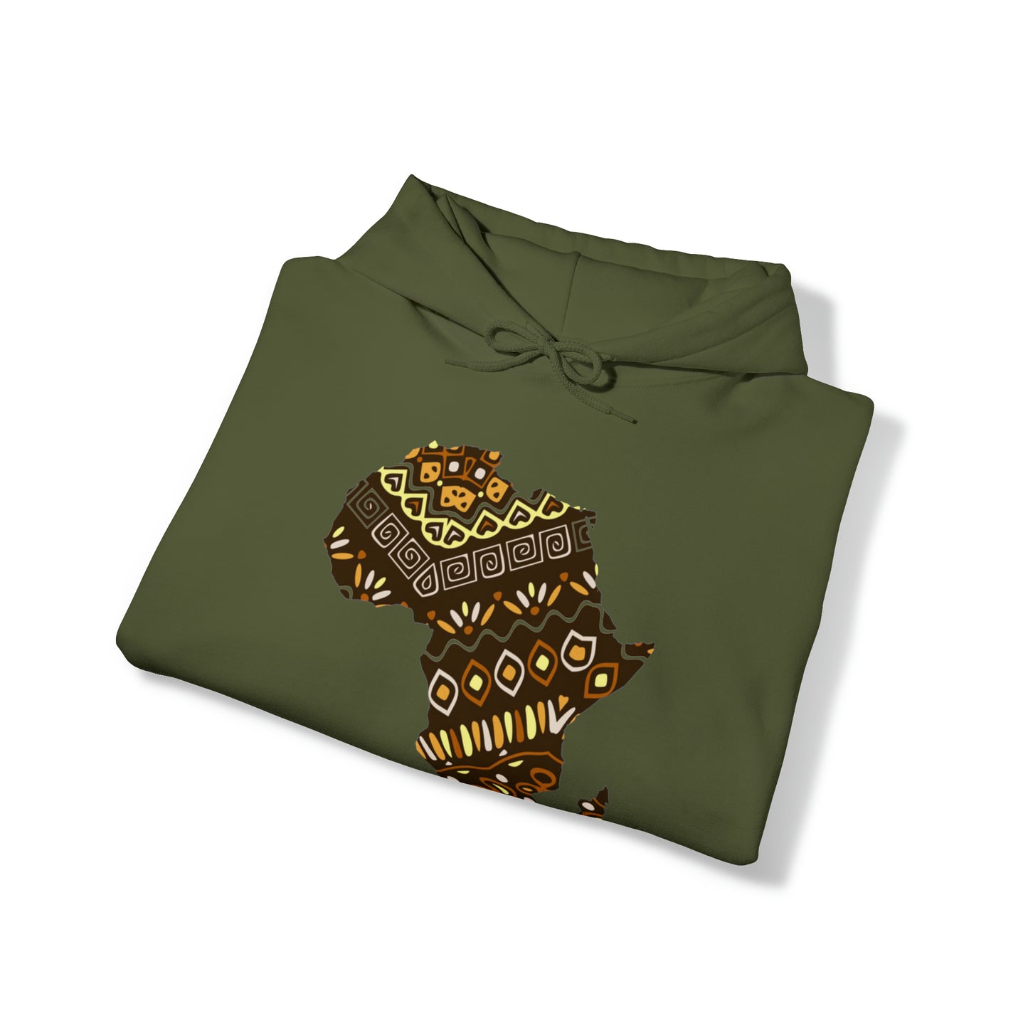 Sahara African Print Map Unisex Hoodie Sweatshirt