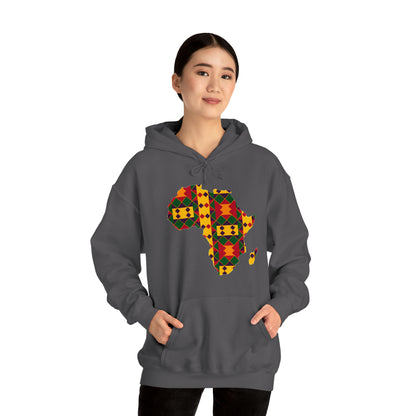 Sahara African Print Map Unisex Hoodie Sweatshirt