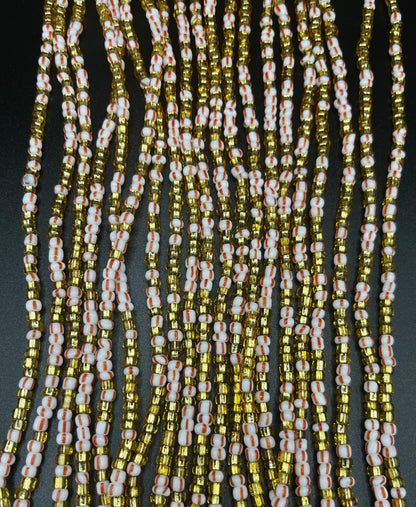 Peppermint Tie On Waist Beads